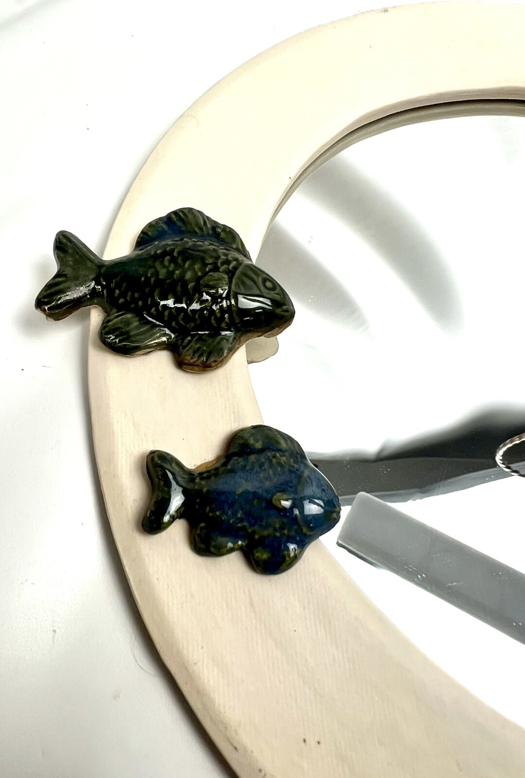 Round 3 Fish Mirror , Ceramic Fish gallery