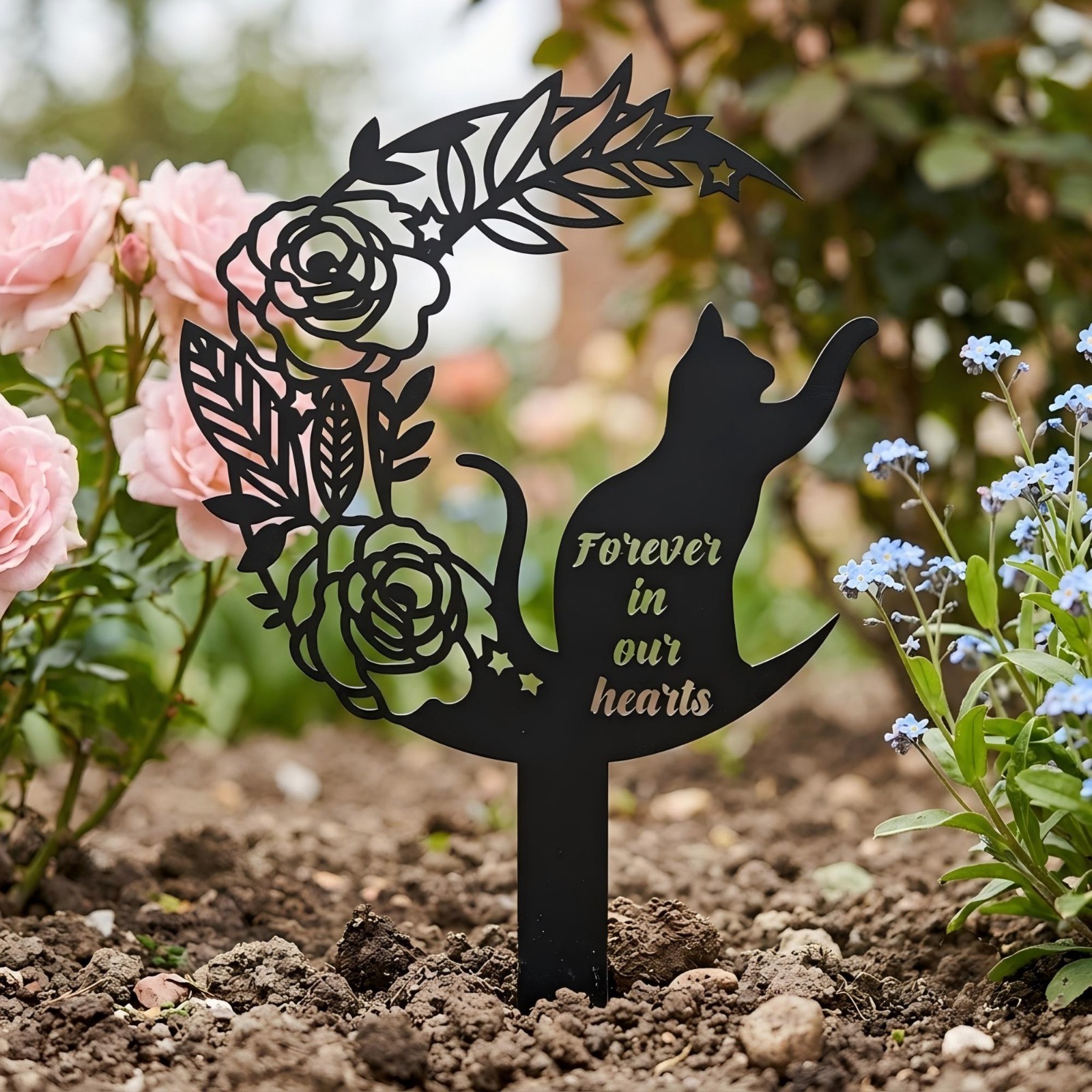 Cat Memorial Stake Personalized Metal Garden Pet Loss Sympathy Gift gallery