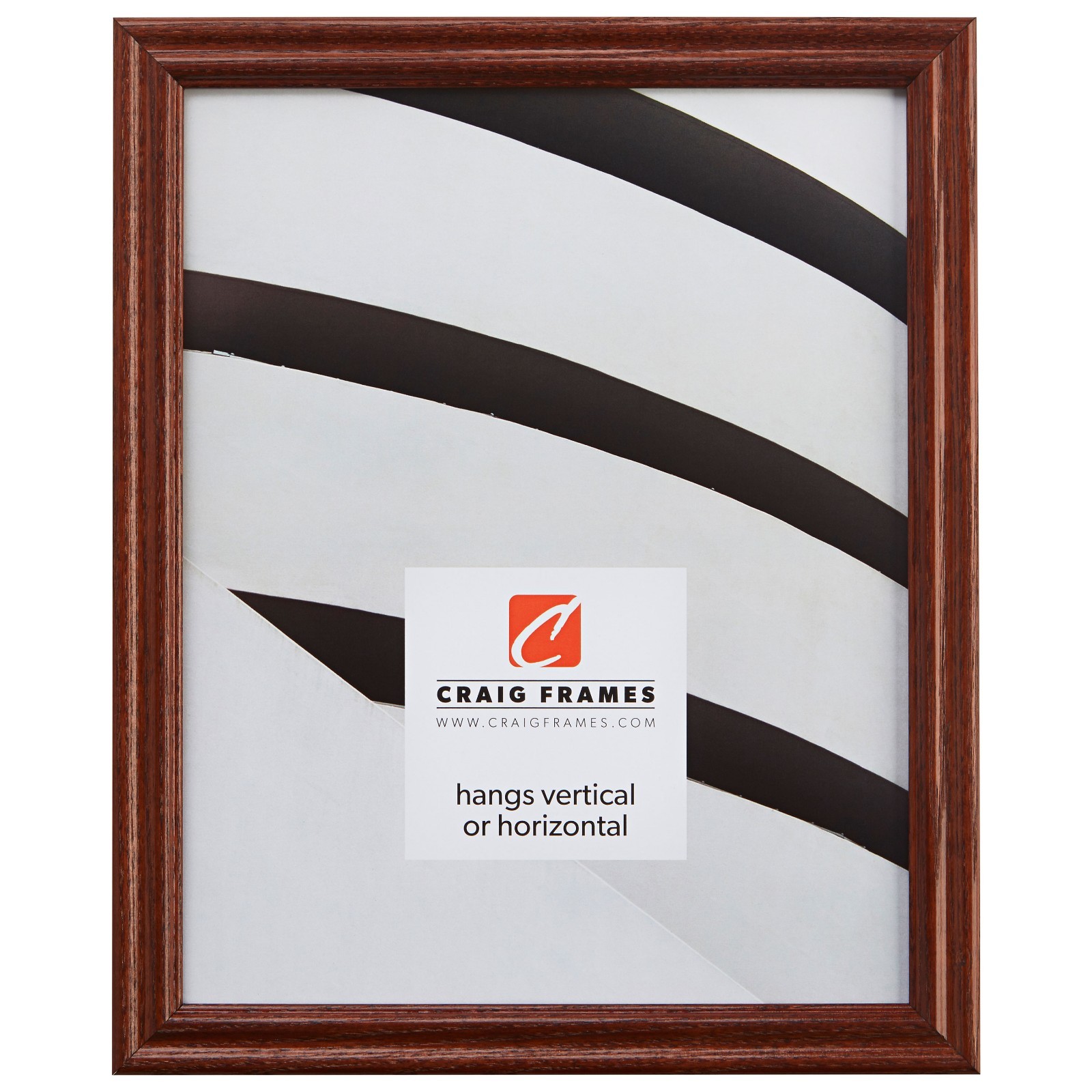 Craig Frames .75" Traditional Walnut Brown Wood Picture Frames & Poster Frames gallery