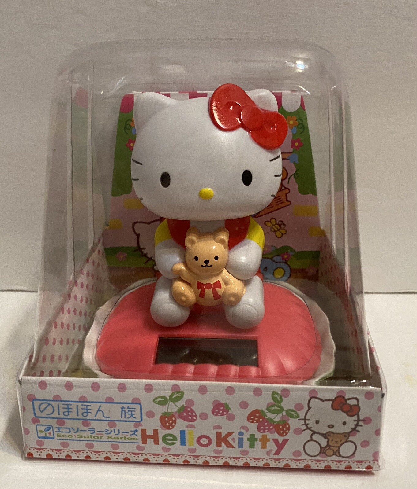 Eco-Friendly Hello kitty (Red Bow)With Teddy Bear Toy Gift Home Decor US Seller gallery