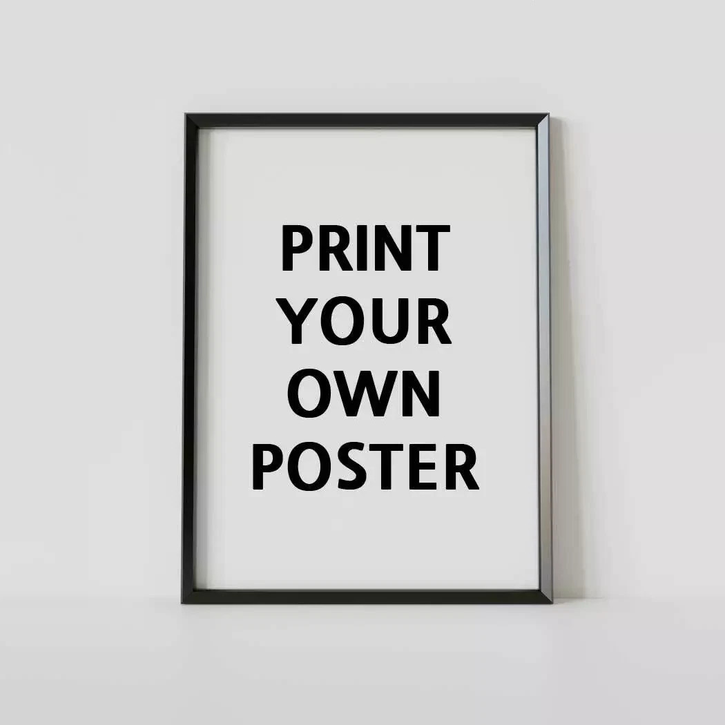 Custom Poster Printing Personalized Digital File Only Print Your Design gallery