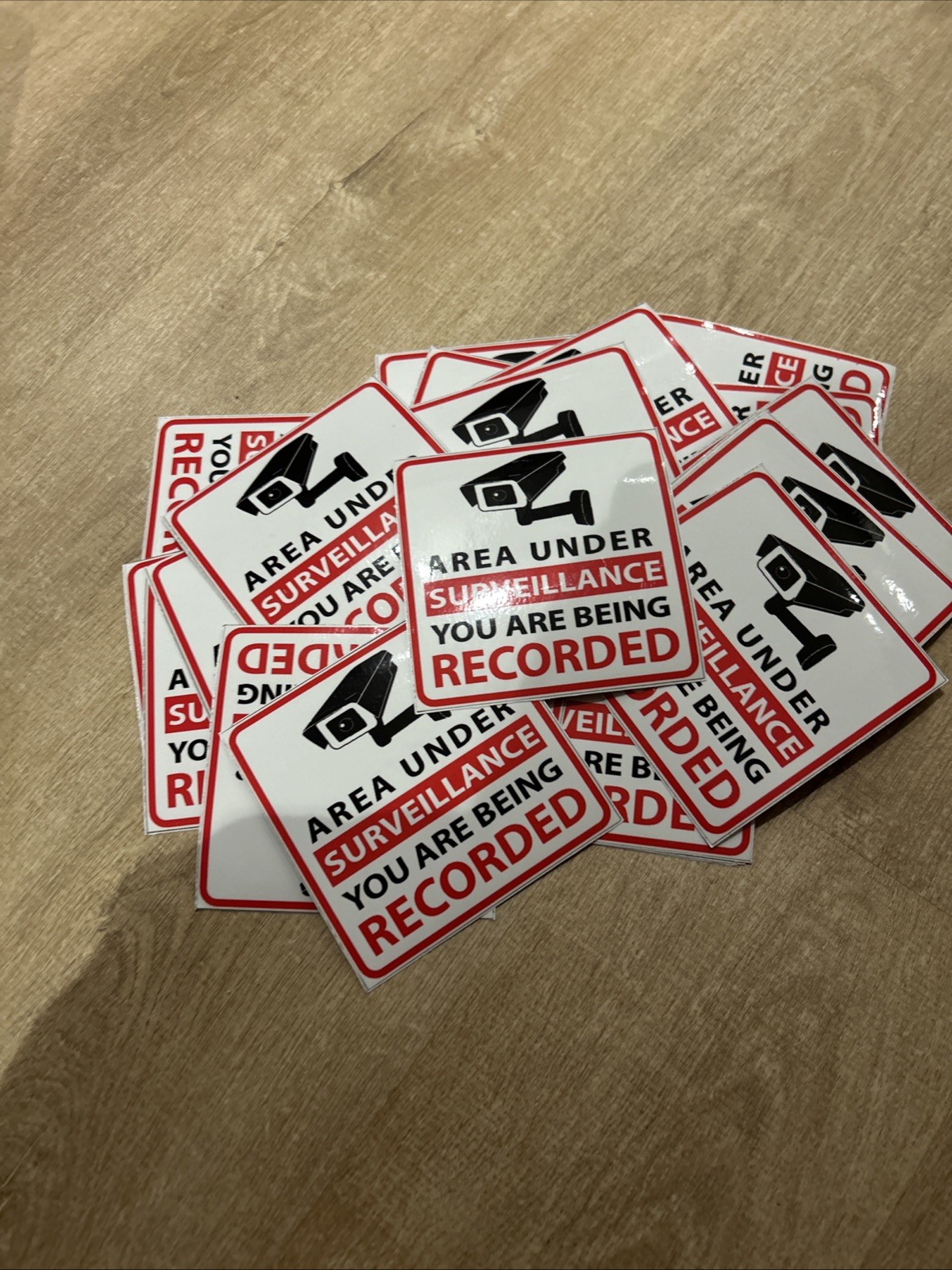 Security Camera Sticker Vinyl Decals Gloss -High Quality gallery