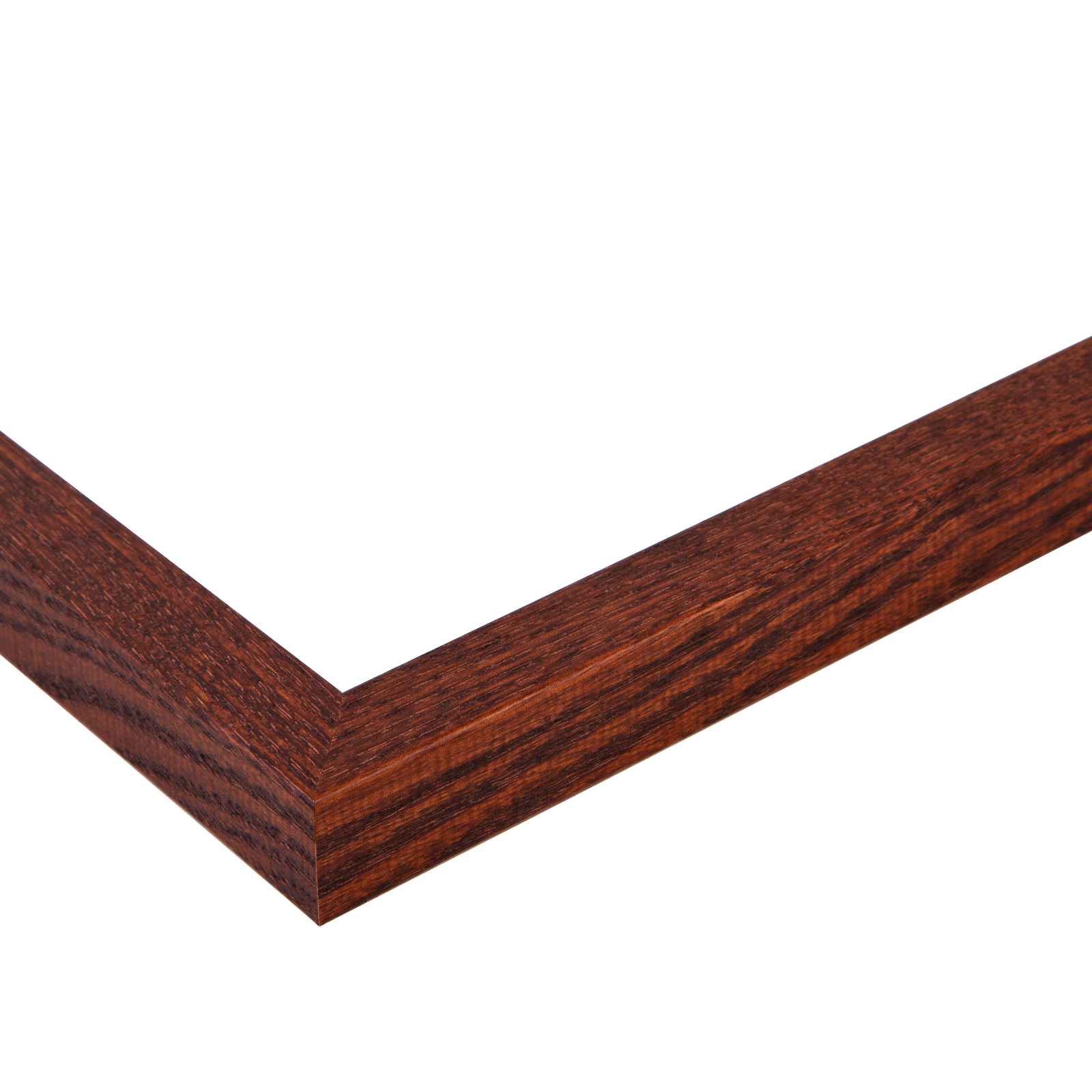 ArtToFrames .75" Custom Poster Frame Brown Walnut on Red Oak Wood 4215 Large gallery