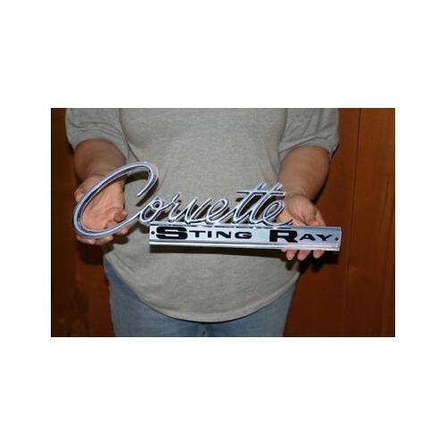 Corvette C2 C3 Side Script Emblem Steel Sign gallery