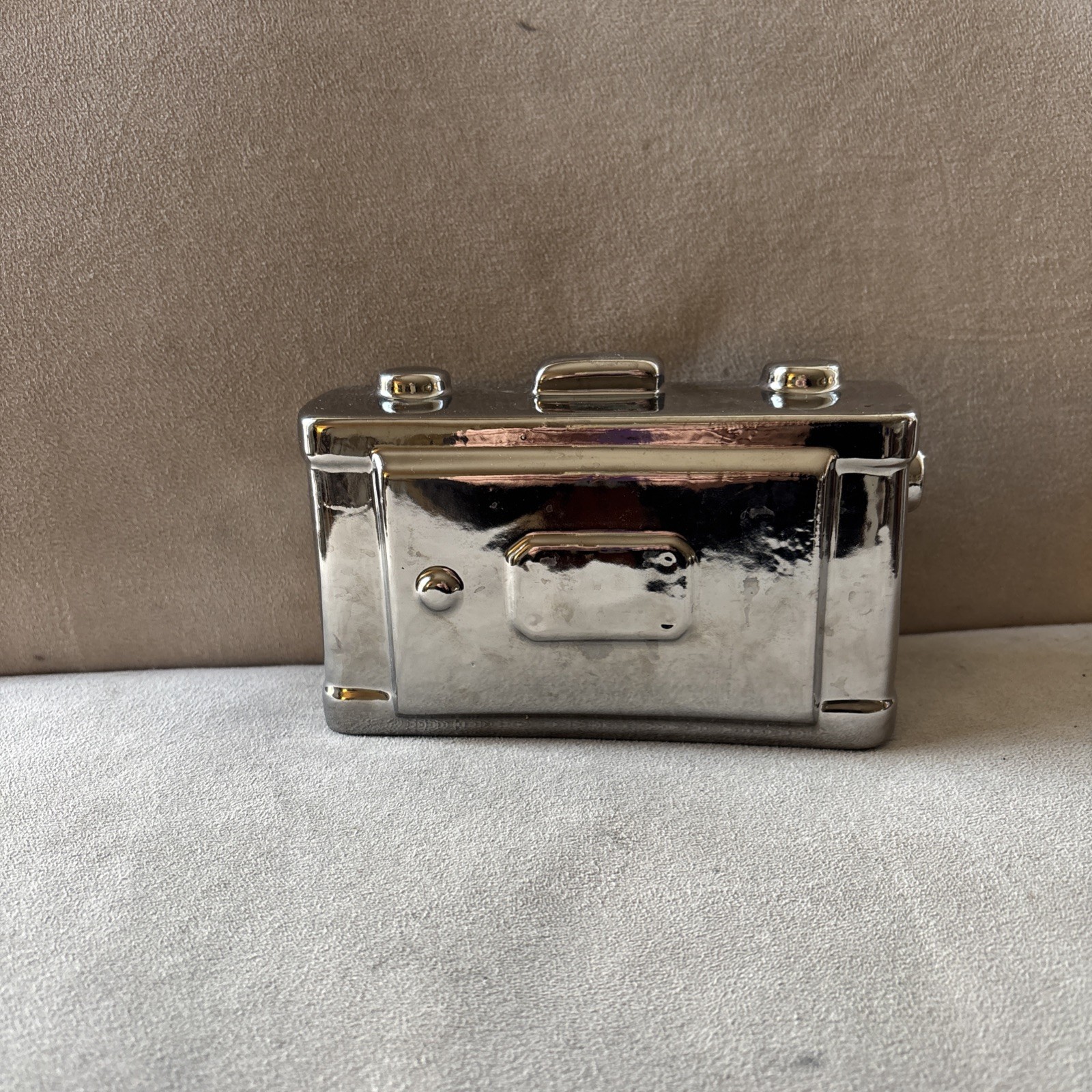 Ceramic Camera Silver Home Decor Photography 6"x3" from Interiors by Design gallery