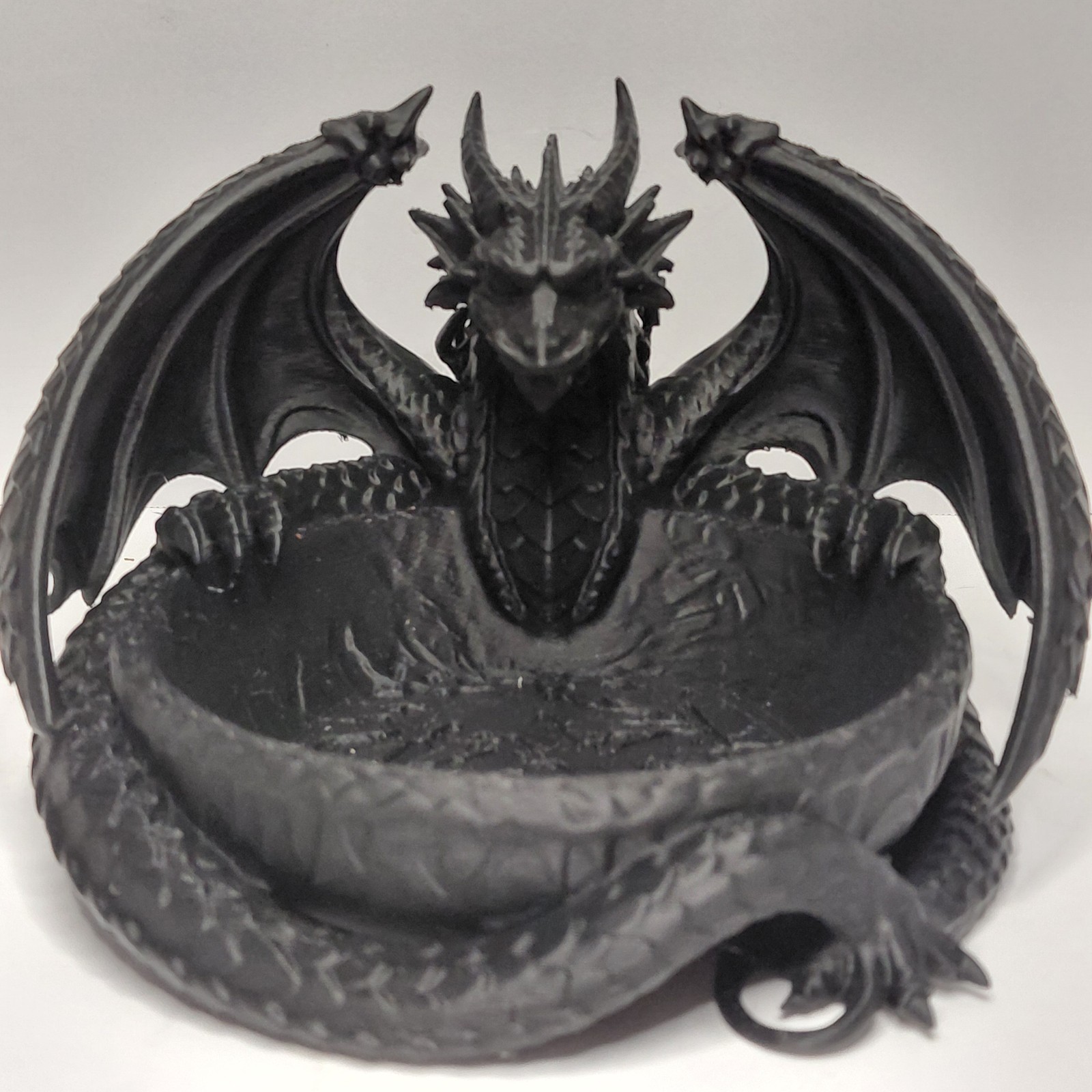 Key Bowl For Entryway Table 3D Printing Jewelry Organizer Dragon Figurine Holder gallery