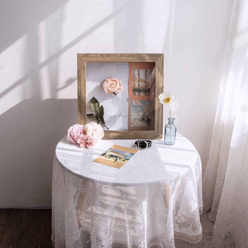 8x8 8x10.5 11x11 11x14 Shadow Box Frame Display Case 2" Depth Collages Mementos gallery