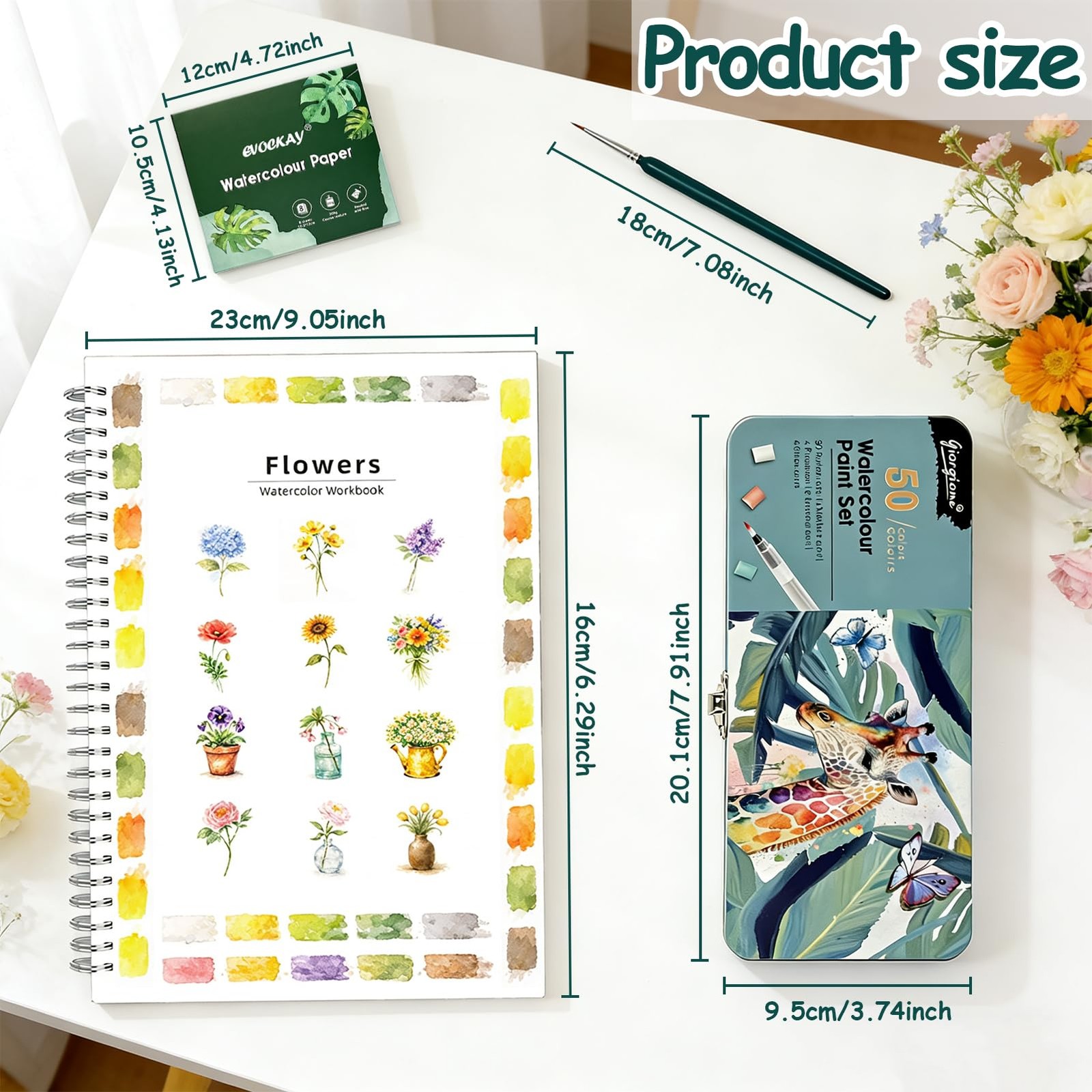 Workbook：12 Patterns with 50 Vivid Colors – Complete with Palette and Brush –... gallery