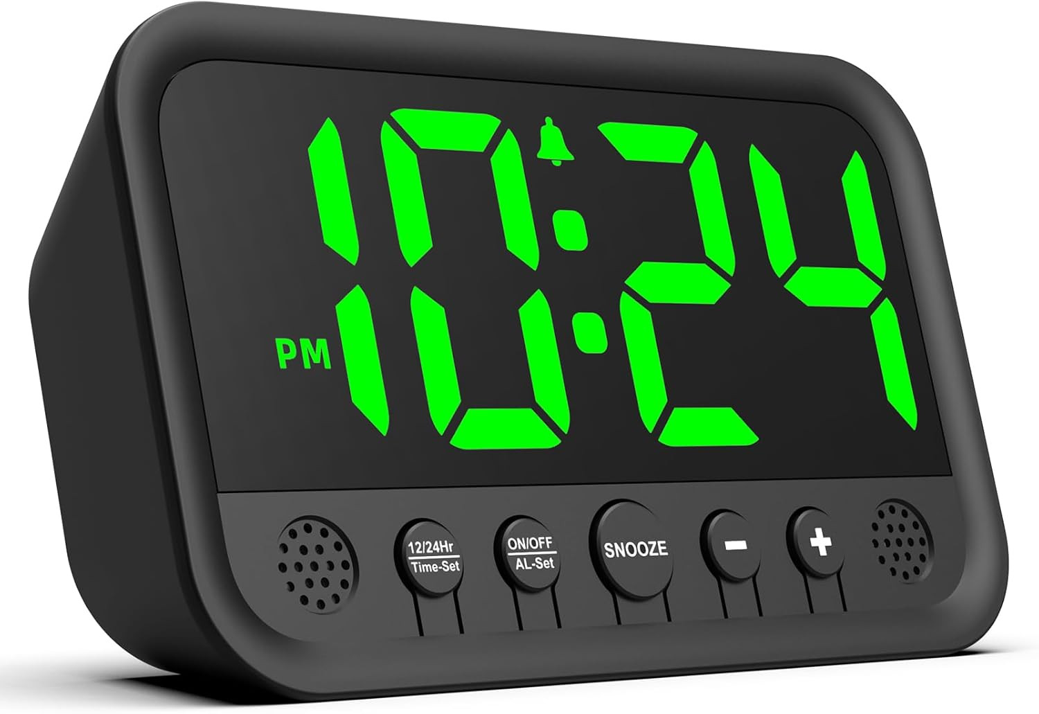 Small LED Digital Clock for Bedroom, Loud Alarm Clock for Heavy Sleepers Adults, gallery