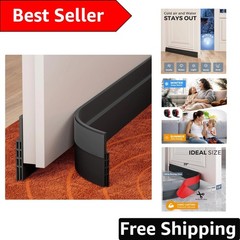 Under Door Draft Stopper 2 Pack – Silicone Weather Stripping Solution