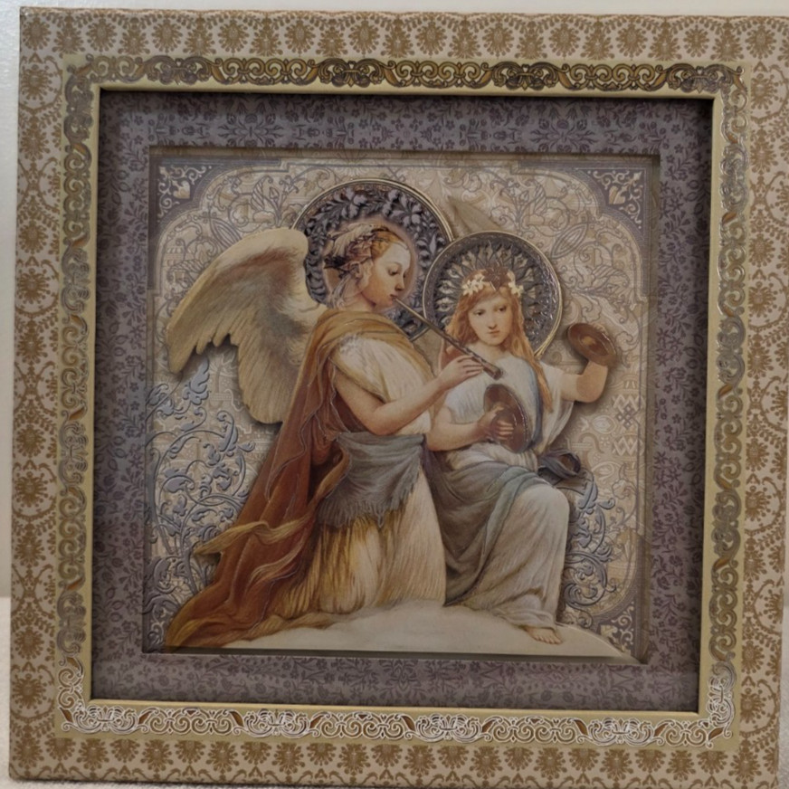 Punch Studio Shadow Angel Nesting Box Set Of 3 Used gallery
