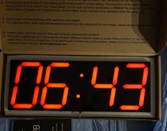 Chkosda Digital Led Wall Clock And Thermometer
