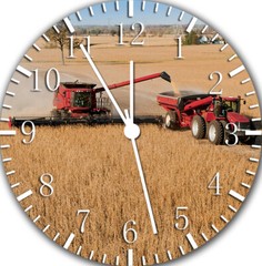 Farm Wall Clock Frameless Silent Nice For Gifts or Decor G45