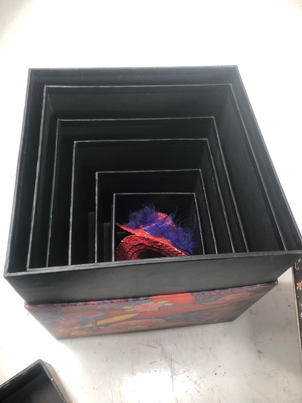 Bob's Boxes - Nesting/Stackable Boxes - Red Hats gallery