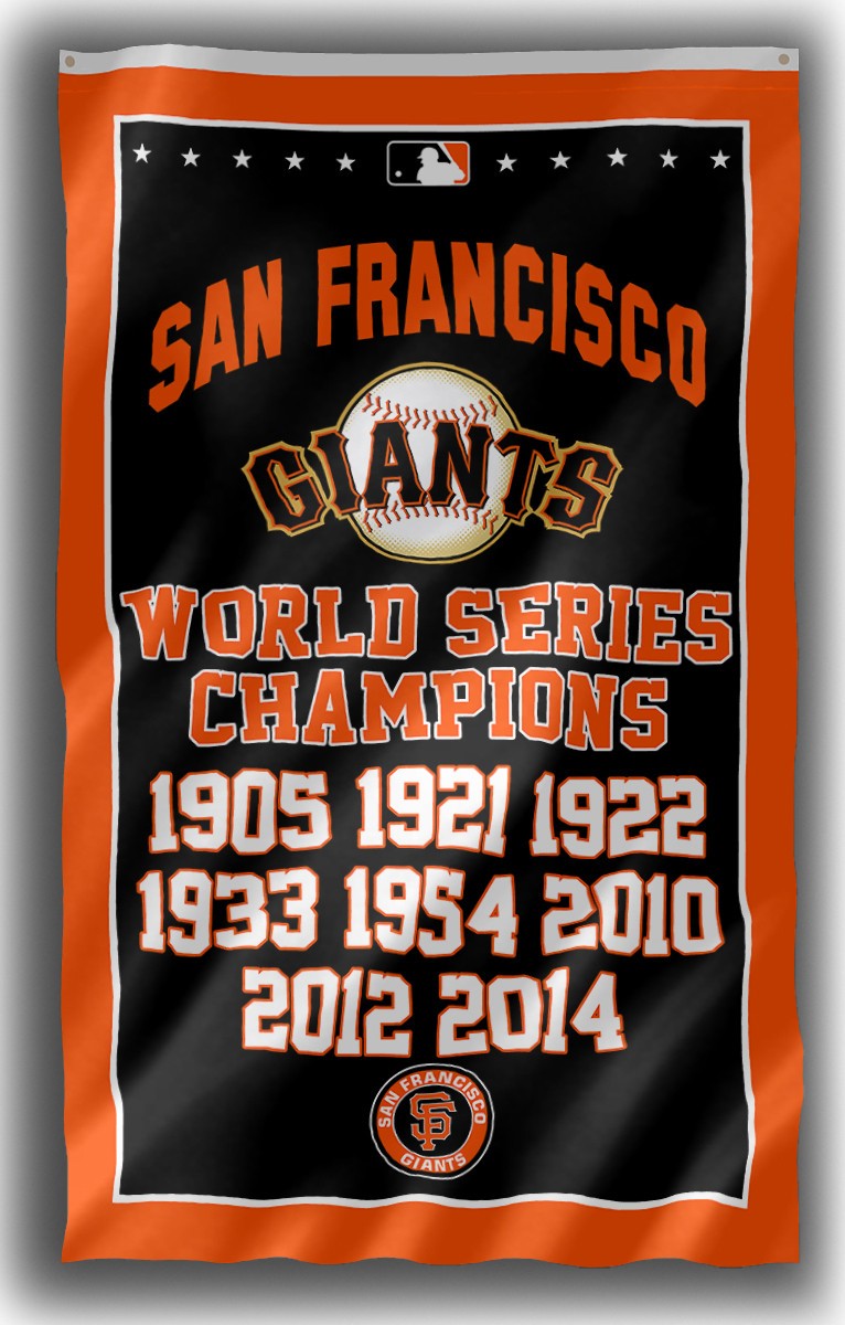 Baseball Team Souvenir Custom Flag 3x5ft 90x150cm Champions Giants Decor Banner gallery