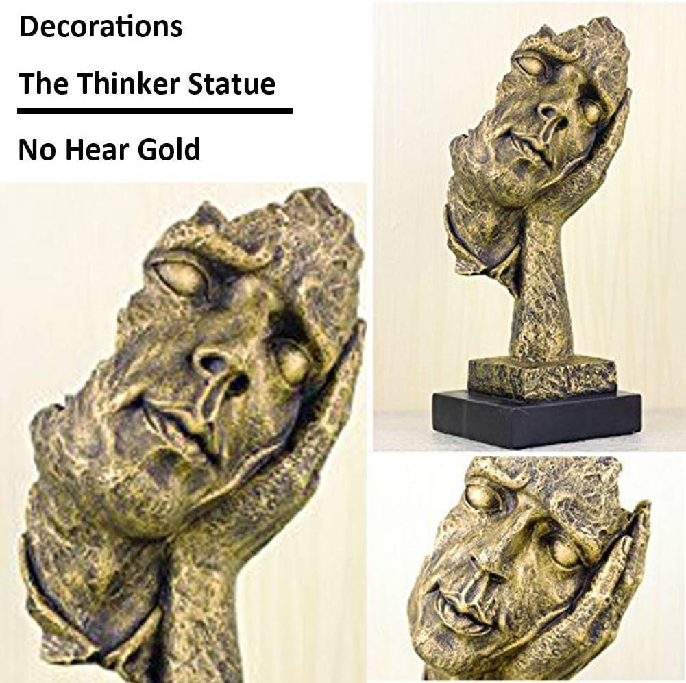 Abstract and Creative Desk Decorations The Thinker Statue, Gift ,Home Decor gallery