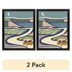 Museum Poster Frame Back-Loading Tabs Acrylic Display Vertical Horizontal Hang