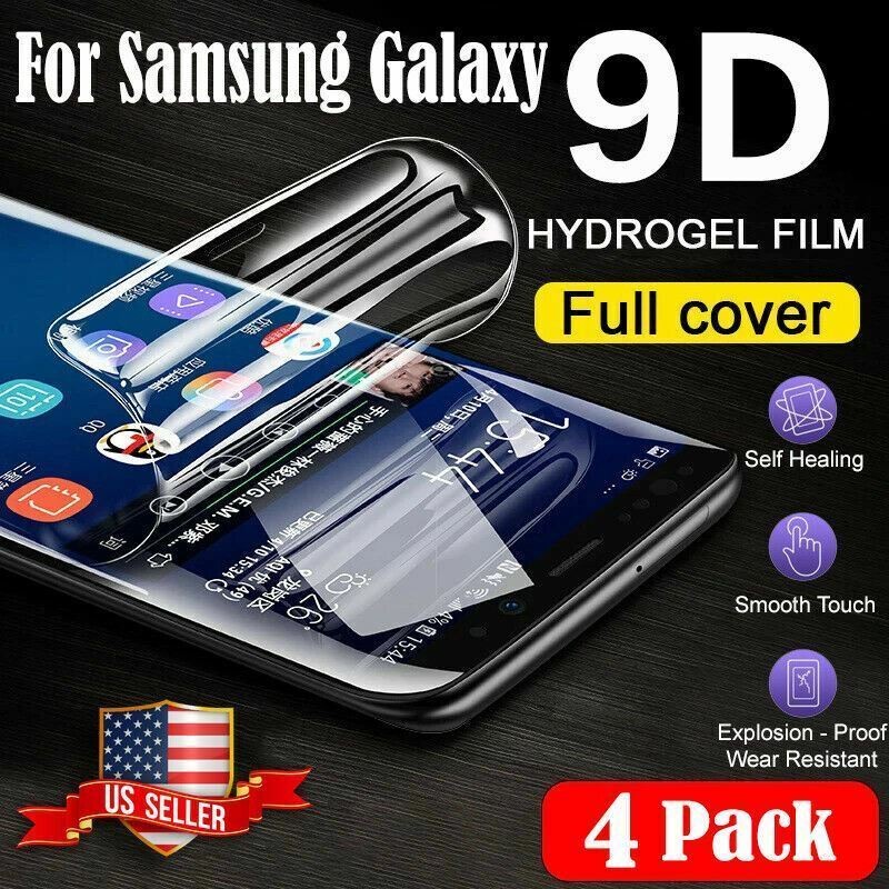4-pack 9D TPU Hydrogel Screen Protector Samsung S20 Ultra S10 S9 S8 Plus Note 20 gallery