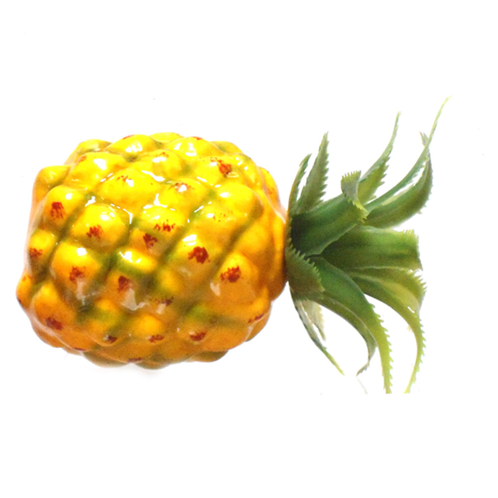 Artificial Mini Pineapple - Plastic Decorative Fruit Yellow Pineapples Fake gallery