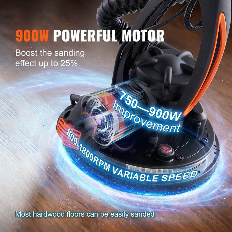 Electric Drywall Sander 900W Variable Speed Self Suction Wall Sander gallery