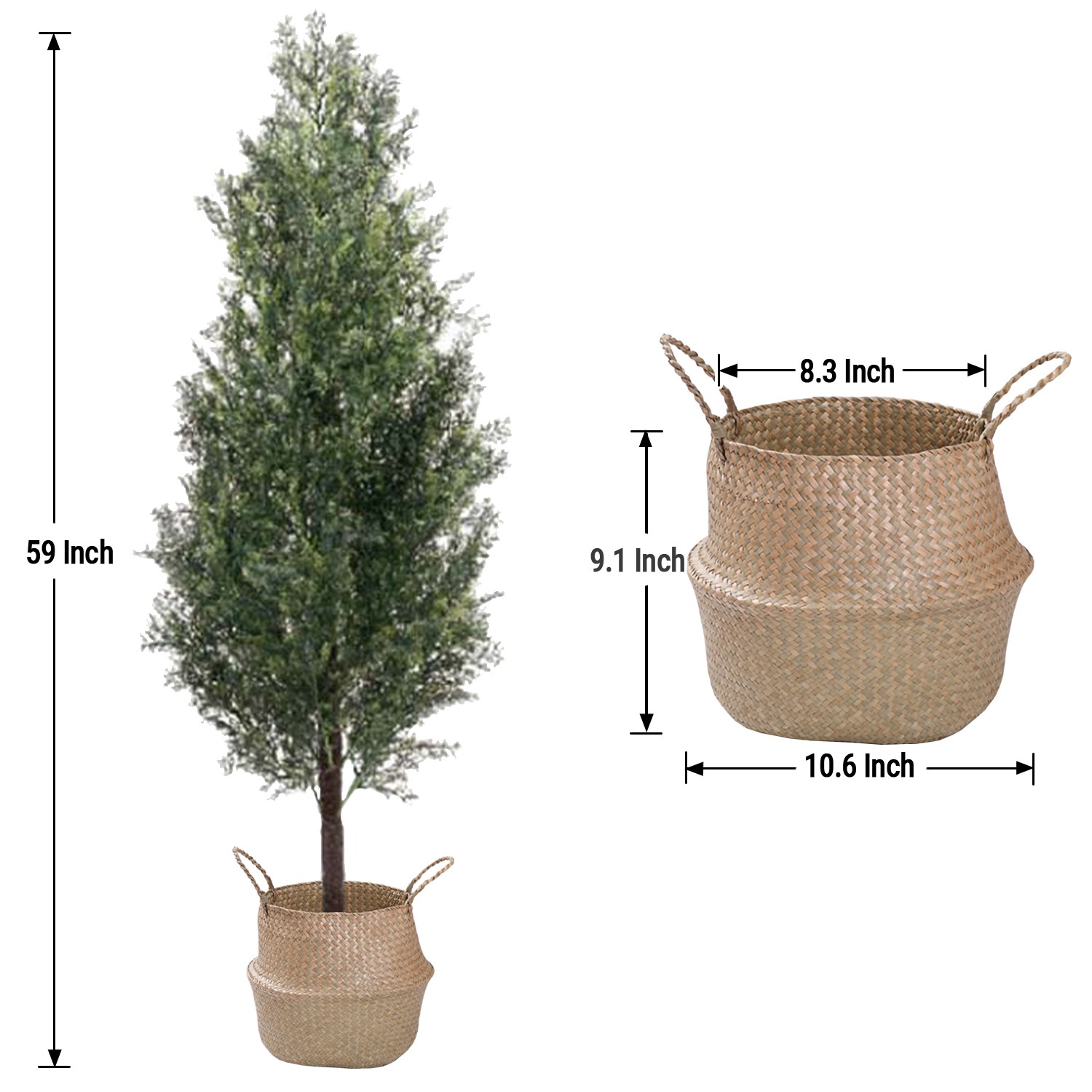 1 Pc Artificial Cedar Topiary Fake Cypress Trees Faux Cedar Potted Plants gallery