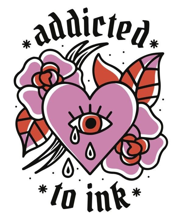 Addicted To Ink Sticker gallery