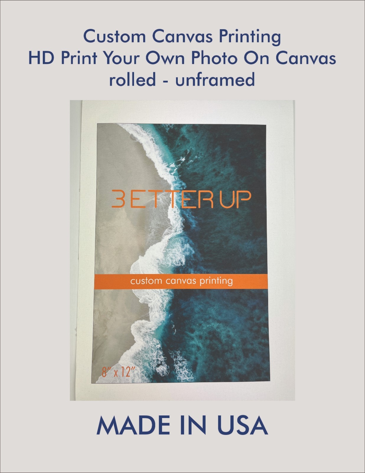 Custom Canvas Printing Personalized Your Own Photo Or Logo On Canvas Unframed gallery