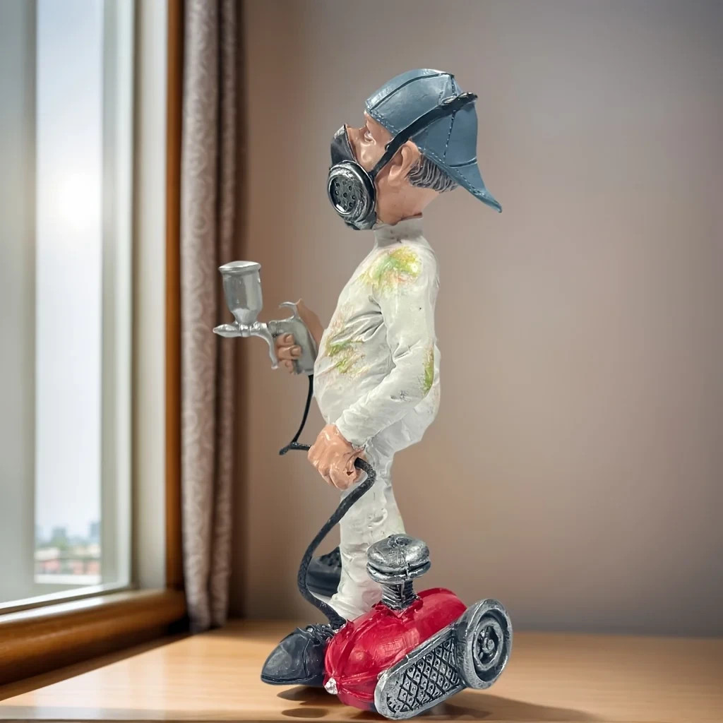 🏛 Modern Decorative Statue Operator Paint 16cm ✨ Collectible Ornament gallery