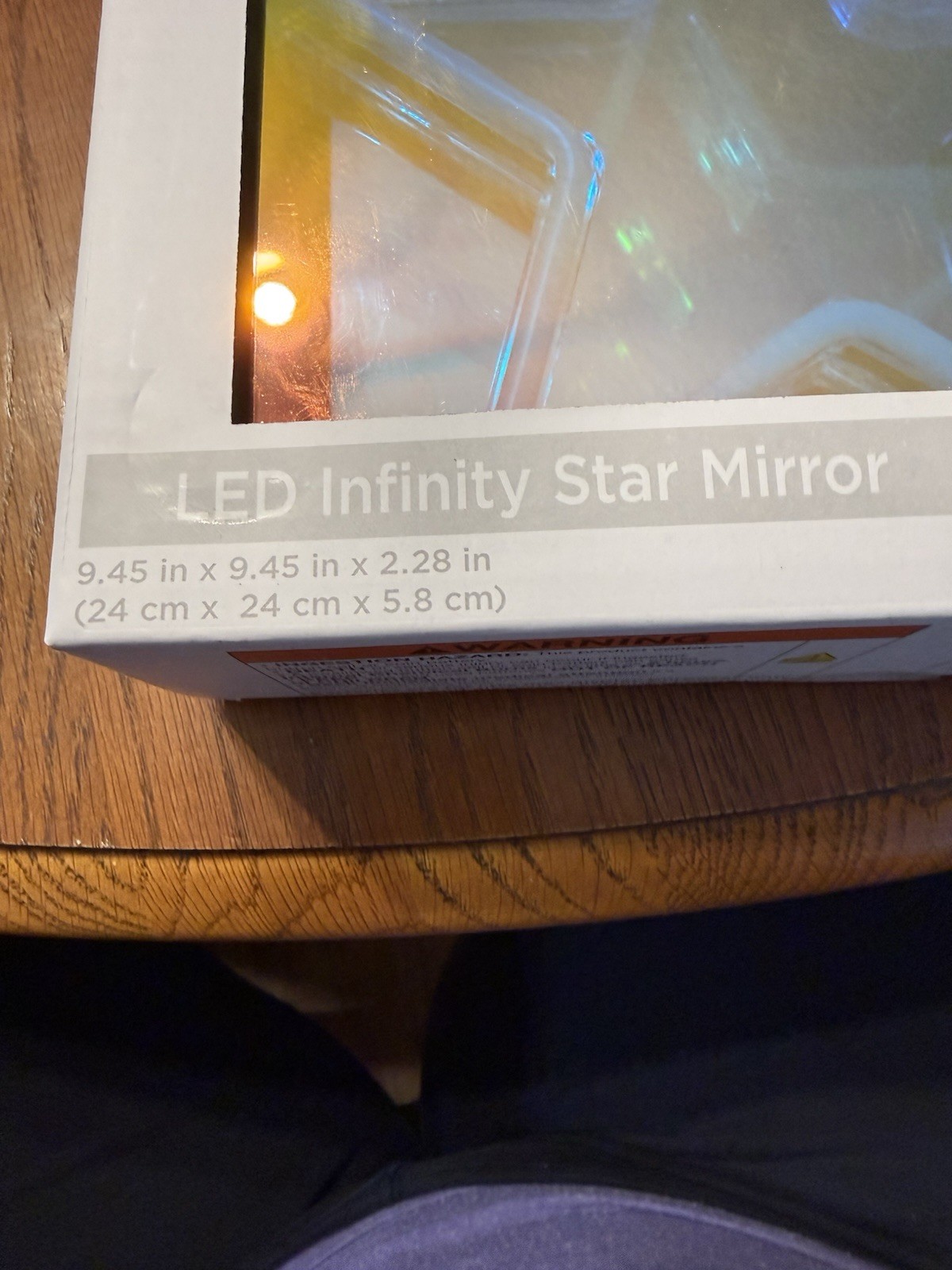 LED Infinity Star Mirror USB powered Illusion Light Star Mirror Or Lamp 9.5” gallery