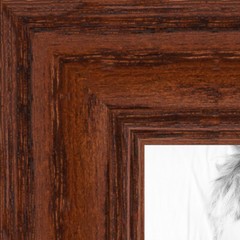 ArtToFrames 1.25″ Custom Poster Frame Brown Walnut Stain on Oak Wood 4086 Large