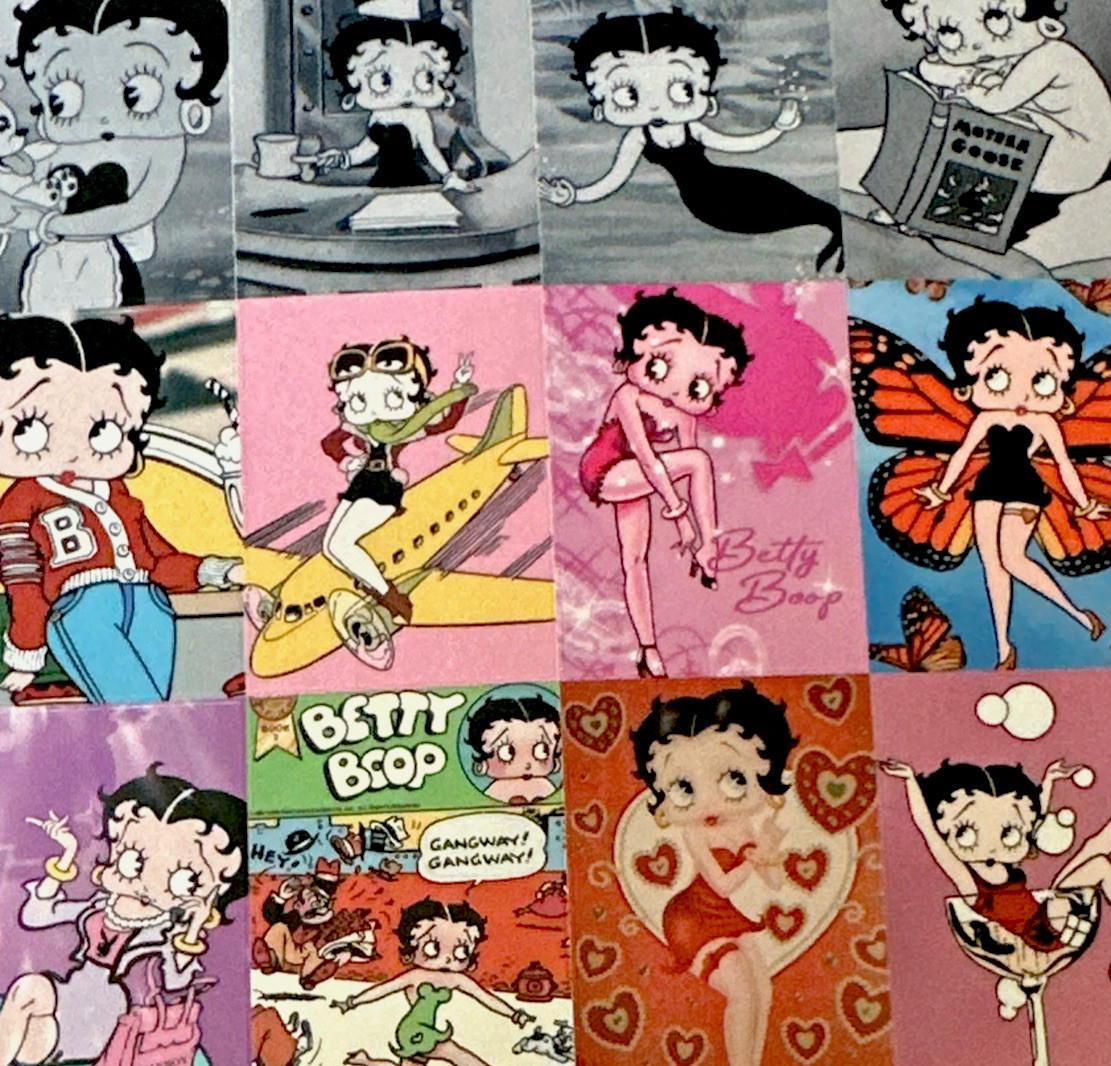 BETTY BOOP STICKERS✨💋🐶📕✈️👠🦋🩷🛍️🦄✨6 1/2” X 5”✨SEXY & CUTE✨AWESOME✨❤️💜💫 gallery