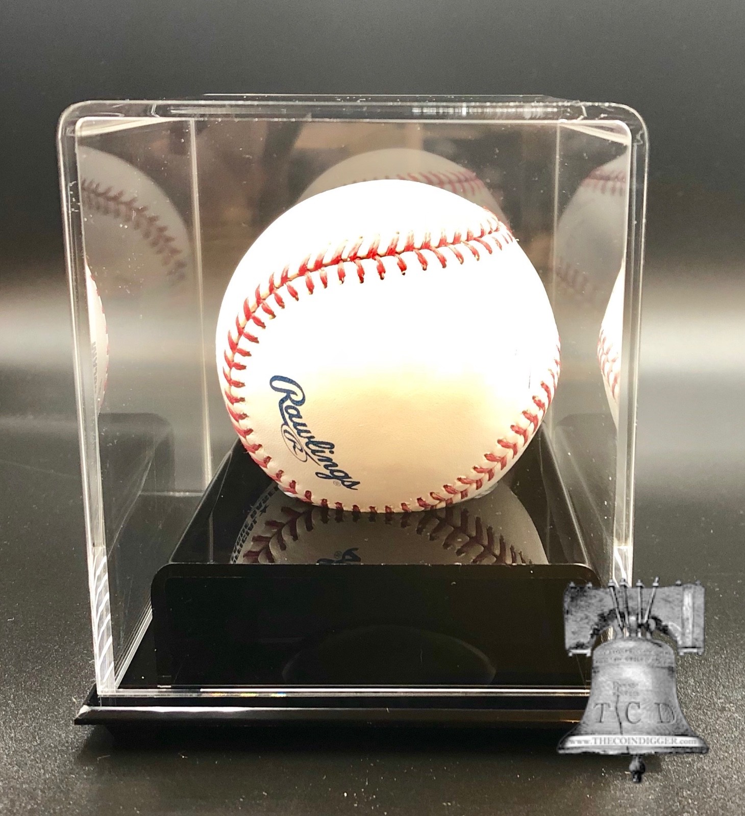 MLB Baseball Holder Premium Display Case BCW Autograph Stand Acrylic Storage gallery