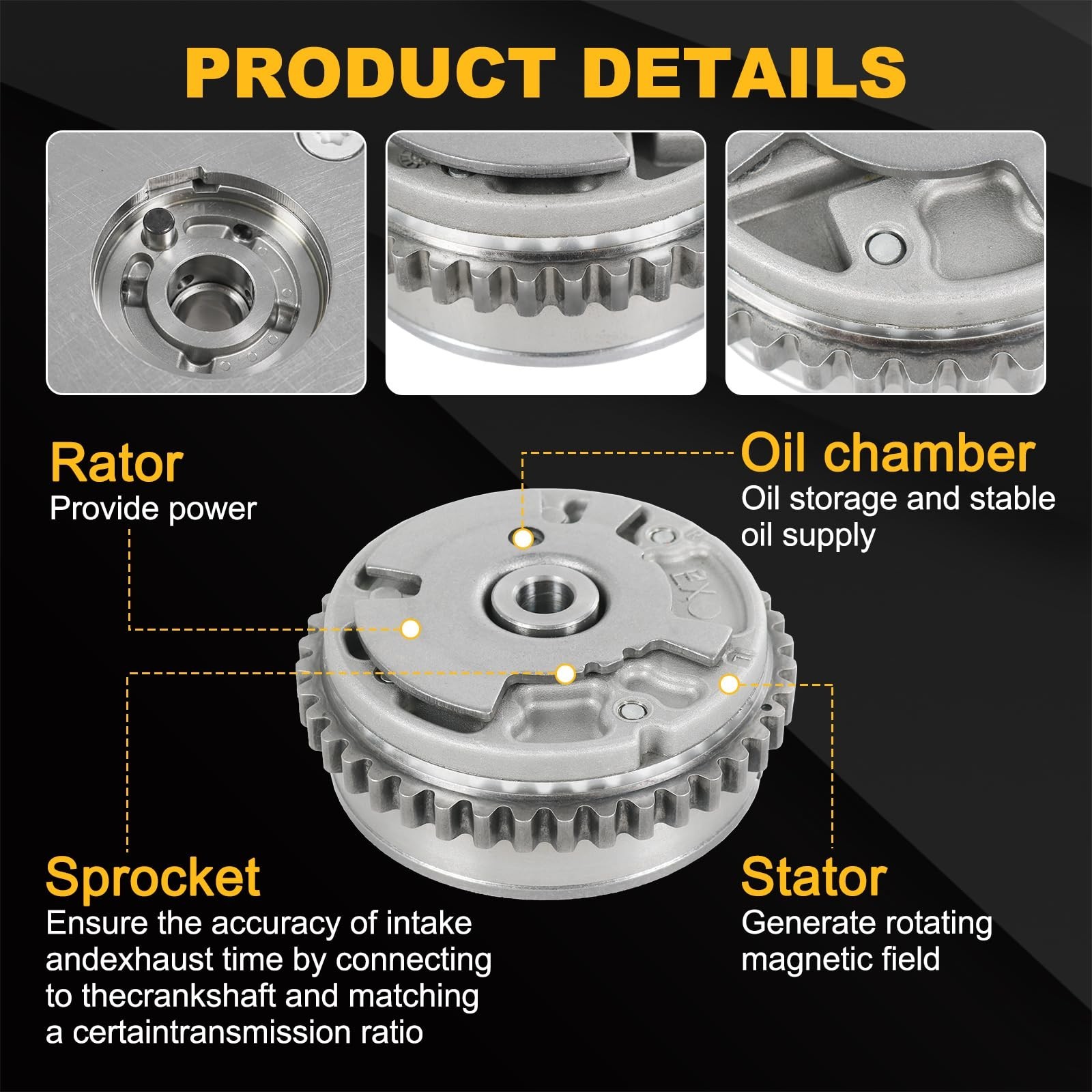 Variable Valve Timing VVT Sprocket 4PCS for Chevrolet Equinox Impala for GMC ... gallery