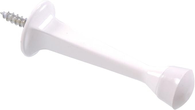 Hillman Hardware Essentials 851340 Rigid Door Stop, White gallery