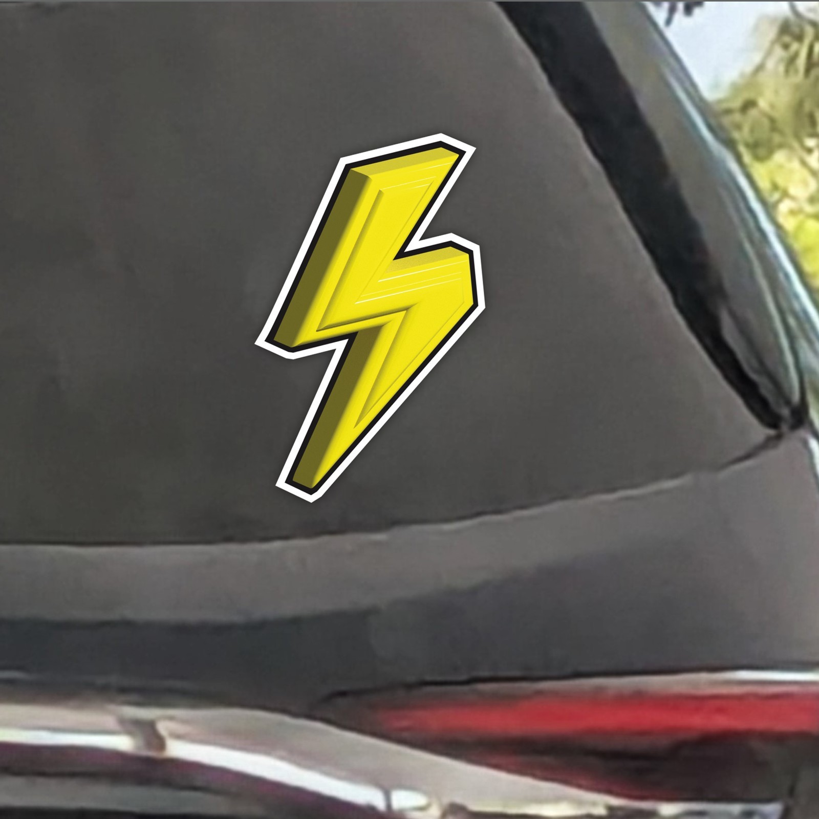 Thunderbolt Vinyl Sticker Lightning Bolt Decal Waterproof Durable Laptop Car gallery