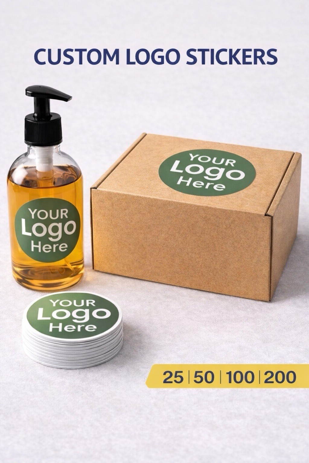 Custom Logo Die Cut Sticker Personalized Business Label Waterproof Vinyl Decal gallery