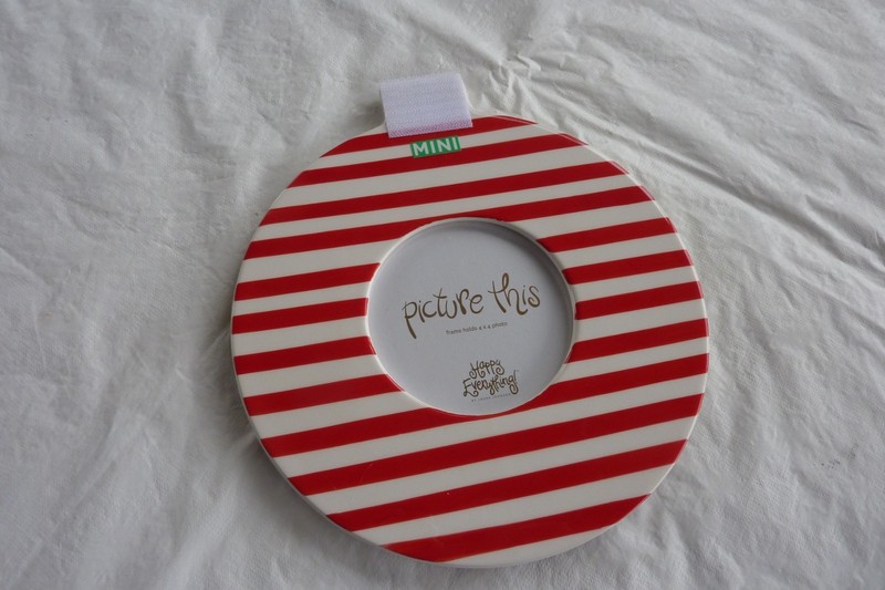 Happy Everything!™ - Red Medium Stripe Mini Round Frame - FRM-8RD-RD - NEW gallery