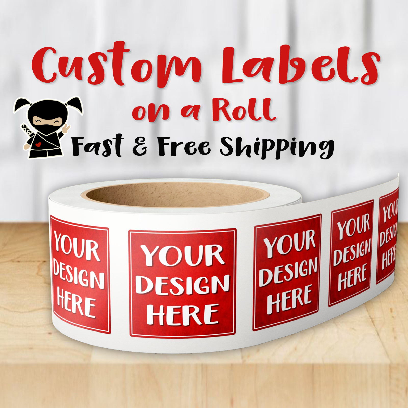 Custom Labels | Gloss or Matte Lamination | Your Logo or Design | Free Shipping gallery
