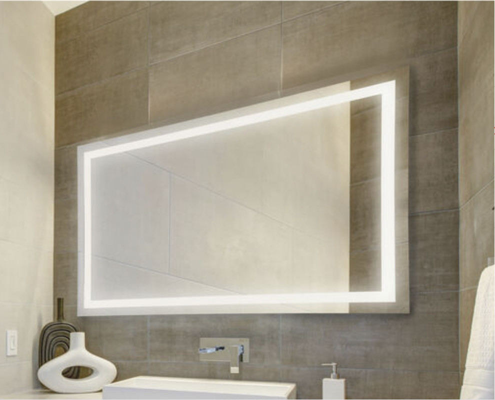 NIB Eurofase ASPEN 55"X 36" Rectangular Back-Lit LED Mirror 29107-018 FREE SHIP gallery