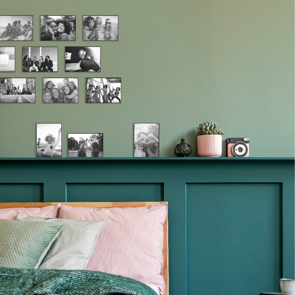Front Loading Picture Frame 5x7 Inch Black Photo Frame Set of 12 gallery