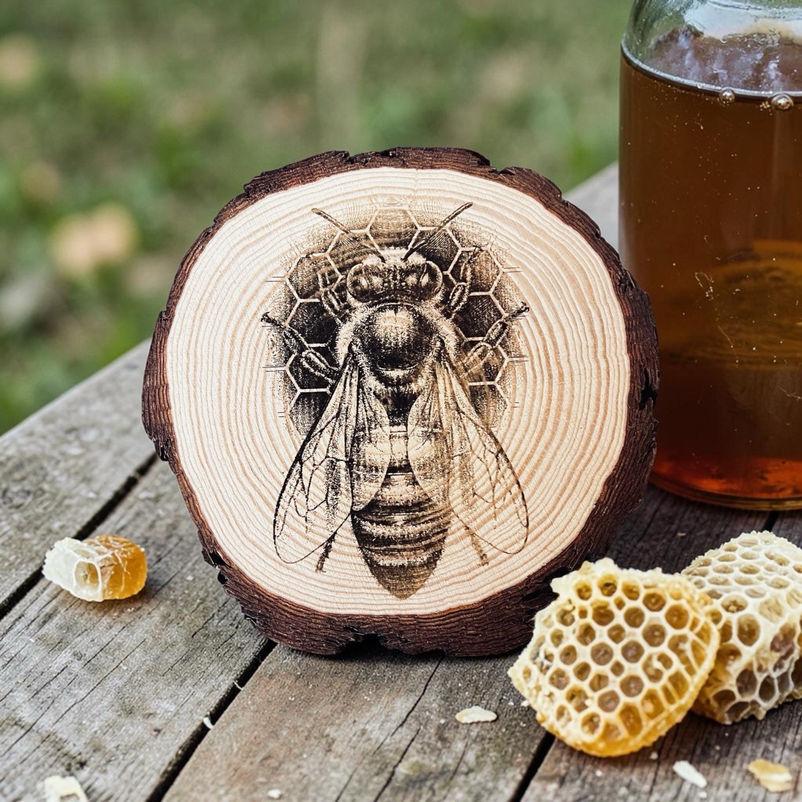 🐝 Bee Home Decor Rustic Live Edge gallery