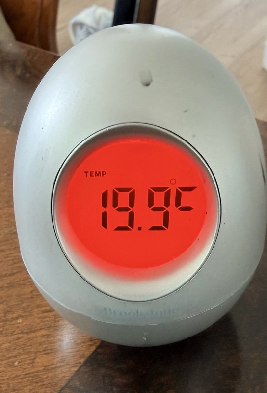 Brookstone “Bob” 5-in-1 Wobble Clock Digital Alarm w/ Box gallery