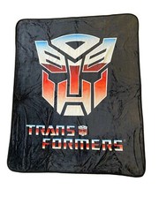 Hasbro Transformers Autobot Symbol 80’s Cartoon Throw Blanket