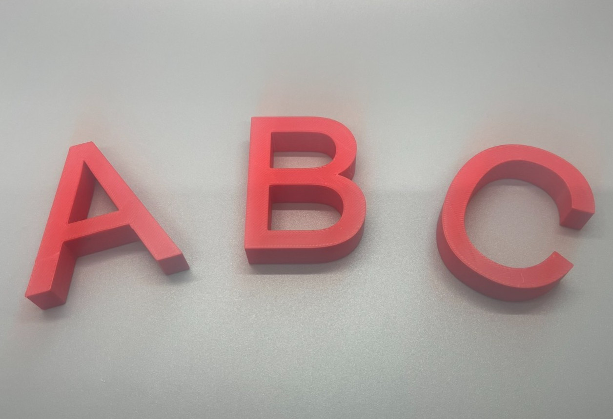 3D Printed Letters - CUSTOM - Select Your Own Font & color gallery