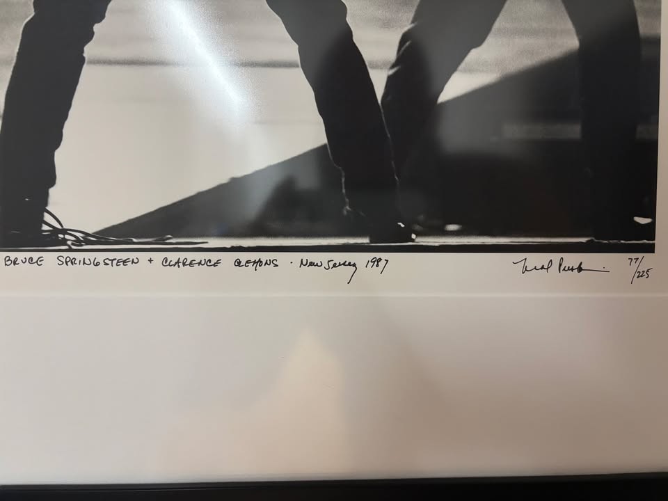 Neal Preston Ltd Ed Print Bruce Springsteen Clarence Clemons 1987 77/225 gallery