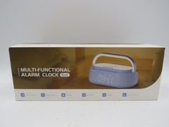 Multi-Functional Alarm Clock 6 in 1 Wireless Speaker & Charger LED Light Stand