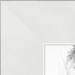 ArtToFrames Custom Picture Poster Frame Satin White 1.25″ Wide