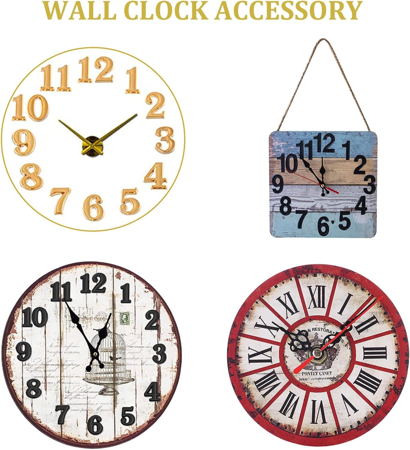 Clock Numerals Kit DIY Digital Numbers Arabic Number and Roman Number... gallery