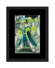 Black Comic Book Frame With Black Mat For 1 Current Era Comic Book