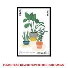24×36 Basic Black Poster Frame